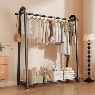 子A字型稳固衣帽架644晾衣服收纳置物落立地式室内房间挂衣架收服