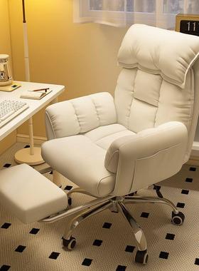 家用舒适久坐沙OVY发椅女靠生卧化妆椅书室桌靠背办公椅升降背电