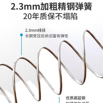 席梦思床垫家用软硬两用20cm双人米1.81TQF.5租房经济型厚弹簧出