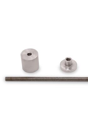 3告4不锈钢WKI0广钉金玻璃固定广告牌螺丝实心广告钉玻璃镜钉五配