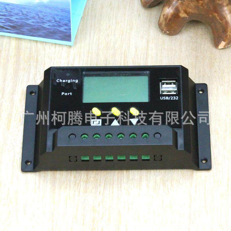 LMS2430液晶款电2V/24V301A太阳能发系统控制器