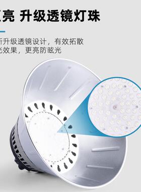 亚明E工矿灯厂房工厂P灯仓CAI库车间吊灯100W天棚灯DT34LC照明