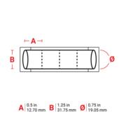 12.聚70x31.HLM75贝管迪5BRADY 2HX 热缩套烯烃