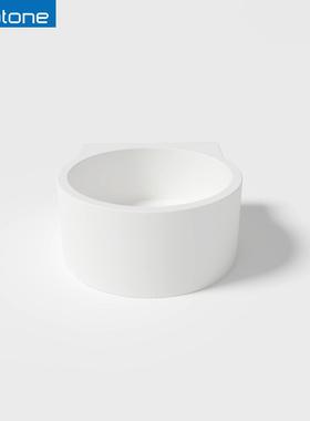 GM210平底台上盆阳367217-台迷你小尺寸脸洗手台盆人造石圆形洗洗