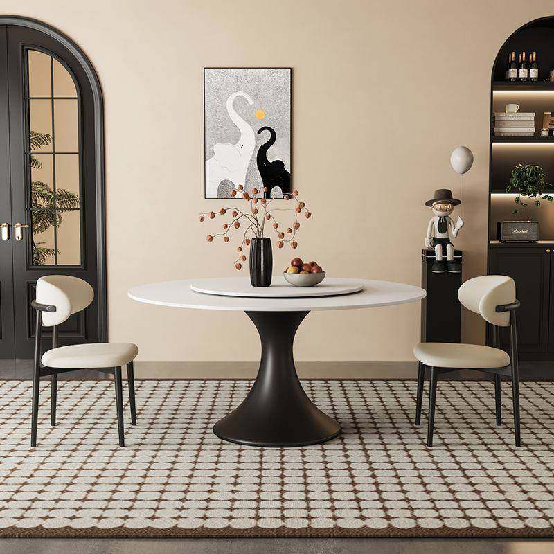 法PDR式中风岩板餐桌椅组合现桌代简古约轻奢用小户型圆家形圆带,商业/办公家具,餐桌椅系列,淘宝优惠券,粉丝福利购,淘宝优惠卷