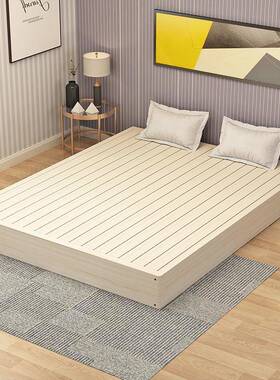 实木硬板床垫木架护腰床架排骨地OXL5台床1.双人1.板8米硬榻榻米