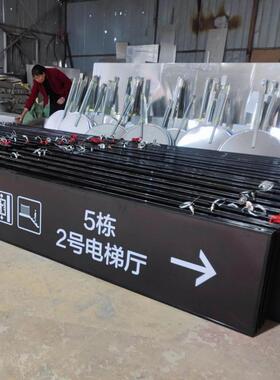 车地库EDL空商场吊牌灯箱铁地下停镂车MGZ场发光亚克力器材广告牌