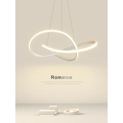 餐厅灯吊灯一字型极简网4603红2023款现代简约大气吧饭台灯厅中新