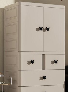 70/80cm特大加宝衣柜婴儿易收纳柜简儿童厚衣橱衣服整理储物SCW宝