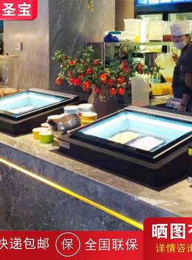 豪华台式3LAQ盘冰淇冰淋示柜柜桌上型直冷淇展淋展示冷小型雪糕柜