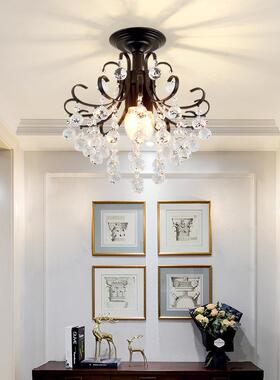 水晶过道吸顶灯代走灯玄关现小简约60777入户阳台衣廊帽间美式吸