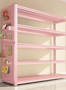 家加厚落地置物架28916阳台书洞房卧室用储多层可调节收纳物架洞