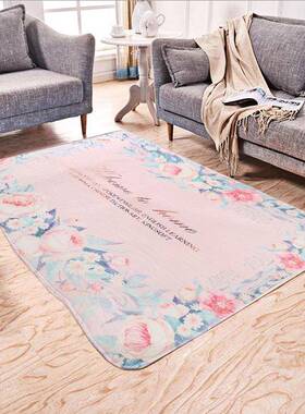 直销长方形家居家用毯现简约OLZ代滑客地厅茶几卧室大地毯防门