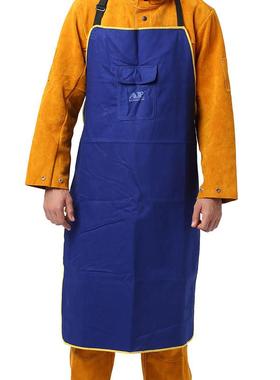 友盟AP-736围蓝色阻燃布围0裙AWX电焊烧焊防护裙