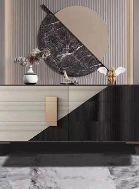 意式超薄室斗柜厅五斗柜实木储物三客斗柜卧收纳代现玄87659关柜