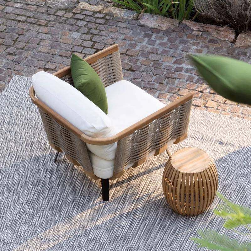 户外编沙发庭院柚木藤椅民宿防水休闲简懒沙约风白色藤人实/木发,商业/办公家具,商用藤编家具,淘宝优惠券,粉丝福利购,淘宝优惠卷