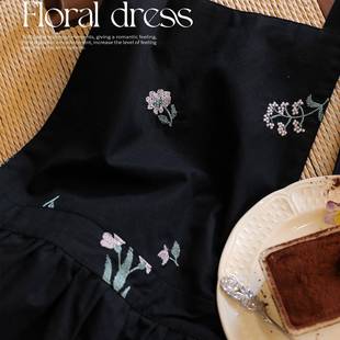 韩围厨ZSS房家用新款 油 裙202女高颜值做饭好看5纯棉防泼水式