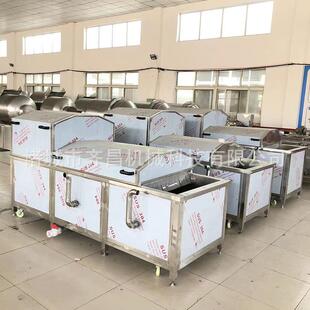 现货鹤车前草洗机不锈钢仙草清清洗机WTK反苋清洗漂枝烫设备