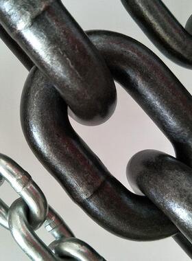 66922多种型号矿用刮机起重圆环链条库煤仓用圆板环锁链矿圆环链