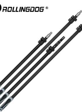 rollingdog滚动狗滚筒刷伸缩加长杆 欧式美式卡扣螺纹杆子40083