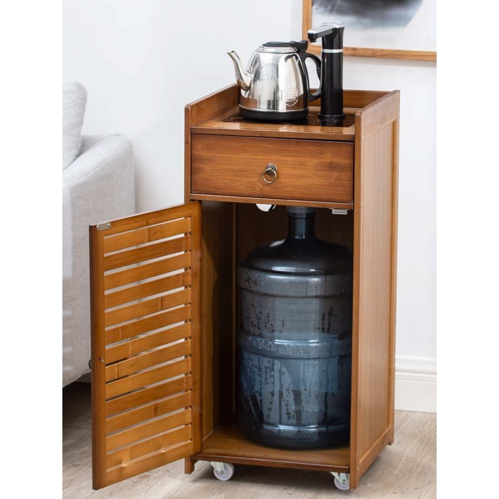 移动小茶几家用实木茶台边柜烧水壶一体泡茶桌茶水柜茶具置物架子,3C数码配件,摄像机配件,淘宝优惠券,粉丝福利购,淘宝优惠卷