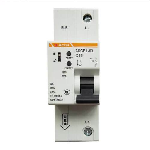 安科瑞ASCB1-63-C16-1P断路器原理 断路器选择断路器标准1p断路器