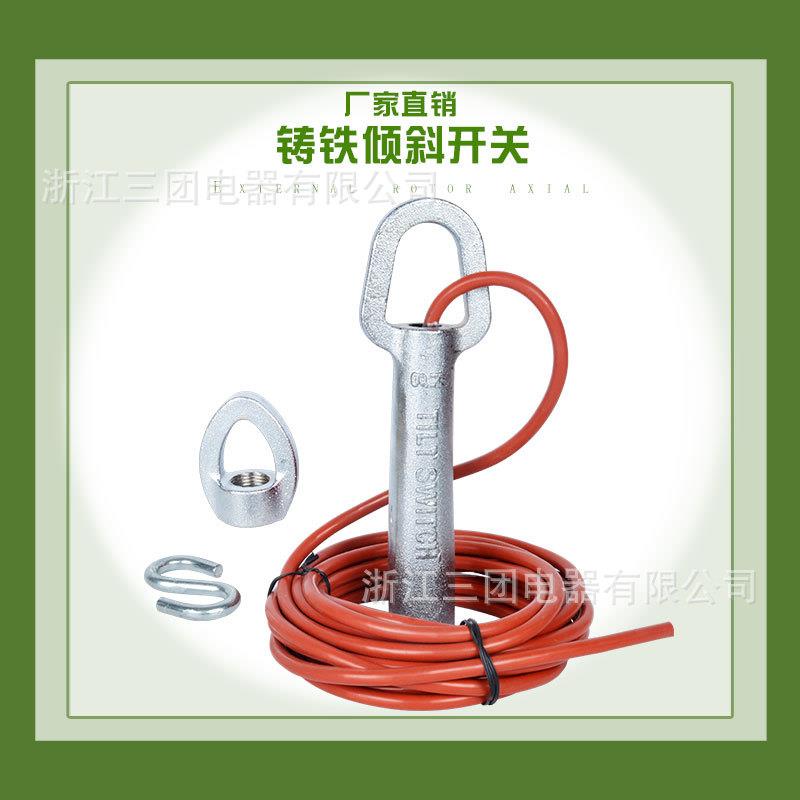 无源耐高温水银铸铁倾斜开关ST-20KBX-220堵料开关两芯线倾斜三团