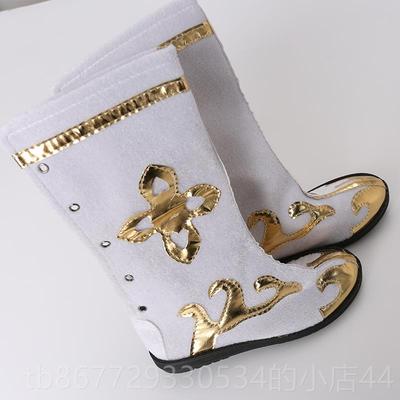 高档童蒙古族服装白马表舞演出蹈服少数民族服装儿女童草原筷子舞