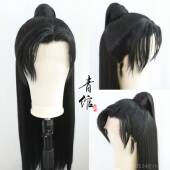 高档前蕾丝定制周子舒手钩发假山河—令古装 美汉人服尖发套男