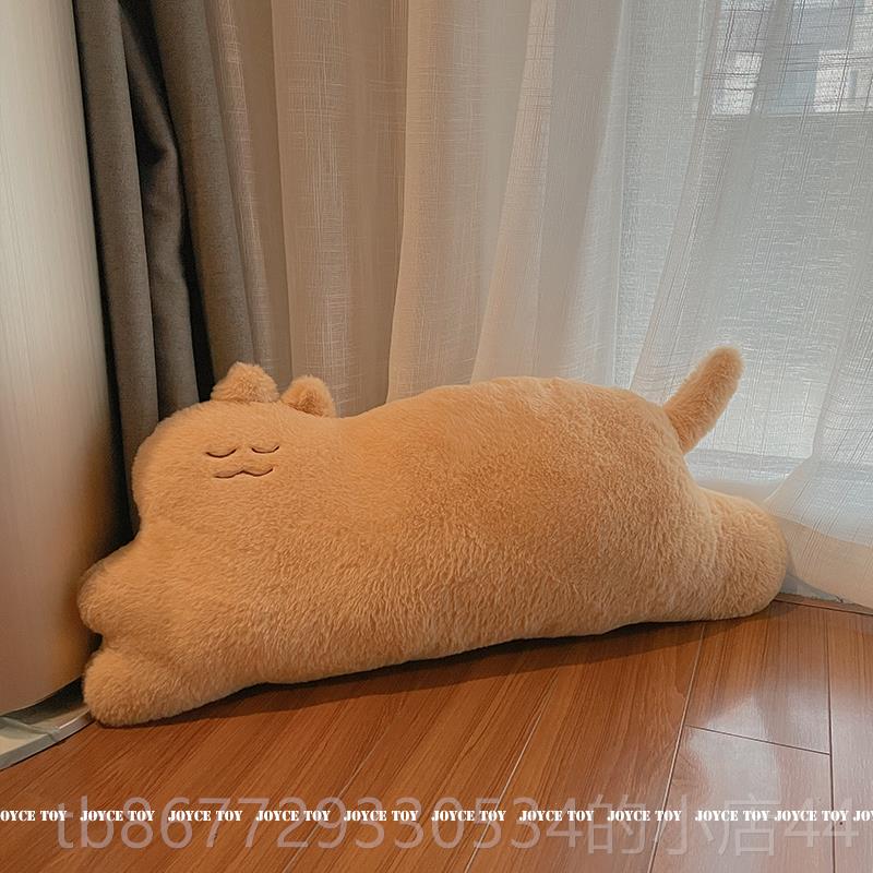 高档i长条抱枕女生睡觉猫咪玩偶毛仔绒玩具公床上夹腿n糯叽叽s布