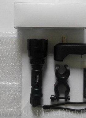 高档865可充2电C8Q5T6LLed五速明0亮手电筒家用户外远程防水1手电