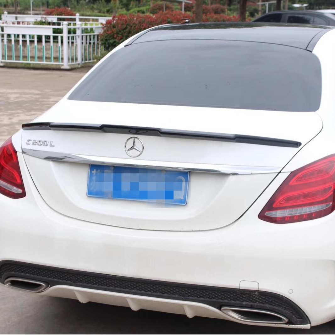 新C级C180L C300L c200L尾翼压翼风翼用品奔驰新C级改装尾翼