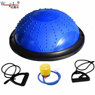 按摩点瑜伽波速球加半圆平衡瑜伽球波束健身球康训练半球