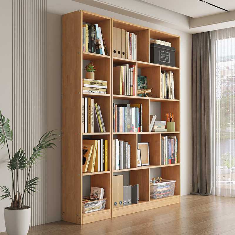 北欧全实木高档轻奢日式书柜置物架客厅落地带门多层书架自由组合,3C数码配件,摄像机配件,淘宝优惠券,粉丝福利购,淘宝优惠卷