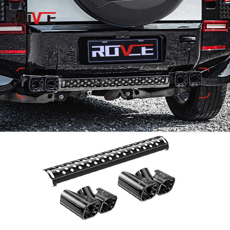 适用于2020-2024路虎卫士 蜂窝四出尾喉  卫士2.0 3