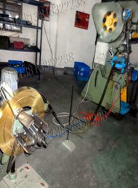 上海佑亿轻型材料架金属带料输送架自动放料收料架CR200卷带开平