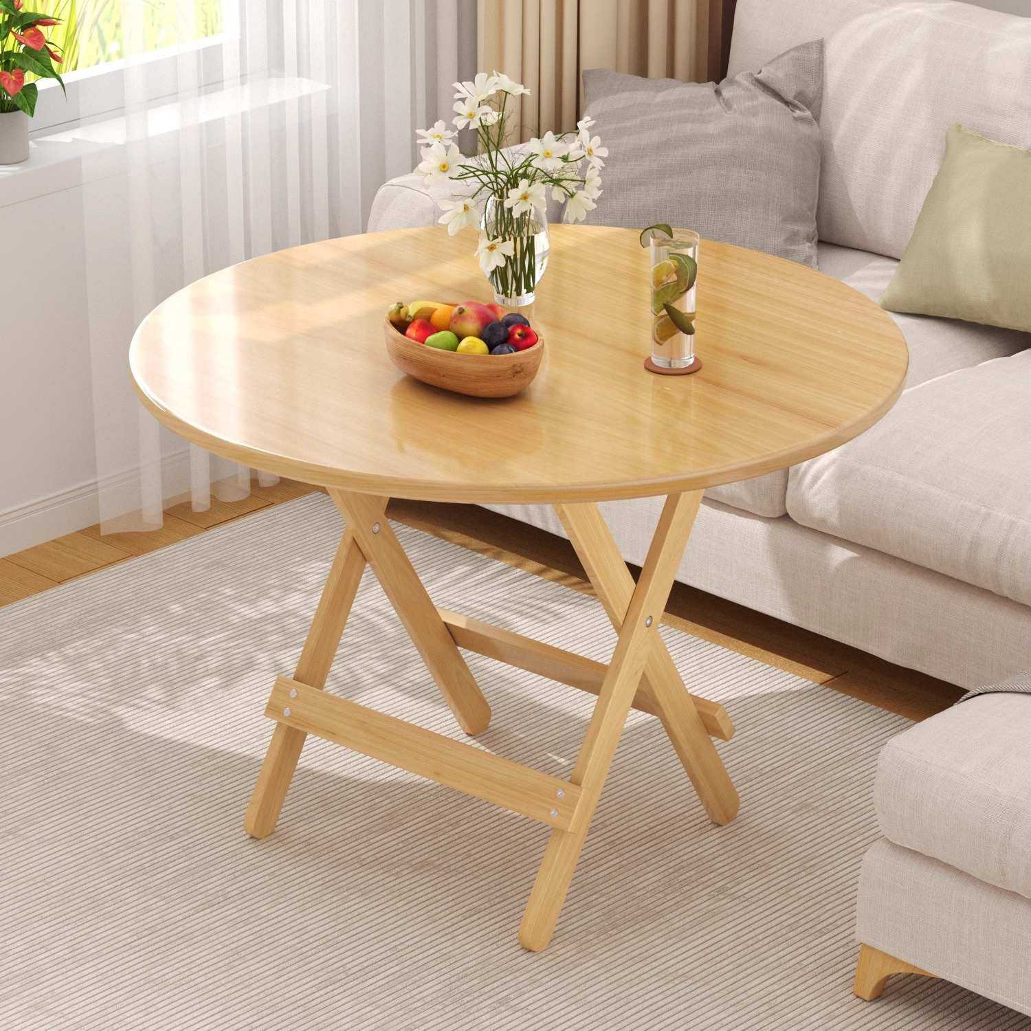 实木可折叠桌子家用小户型圆桌出租房简易吃饭餐桌便携摆摊桌方桌,3C数码配件,摄像机配件,淘宝优惠券,粉丝福利购,淘宝优惠卷