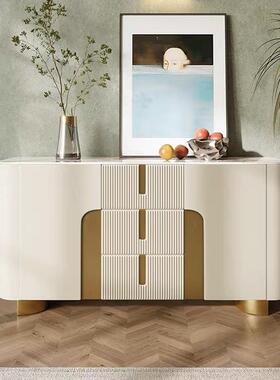 TK208#餐边柜轻奢玄关柜美式斗柜客厅储物柜欧式鞋柜意式入户岩板