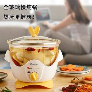 Delan/德朗 MD-02电炖锅家用玻璃慢炖锅煲汤锅养生锅大容量炖盅