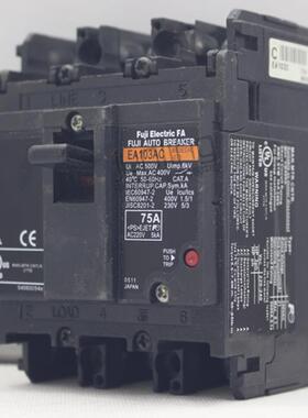 富士/FUJI塑断壳路三器00AEA1013MONB相空气开关