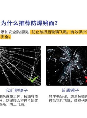 全身镜穿衣镜轻女红网卧室奢化妆镜子挂墙立生体试衣1011镜家用落