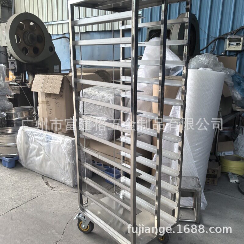 不锈钢多层商用烤盘冷却车