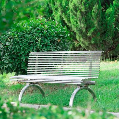 锈钢公园椅椅背户外休闲室内外长椅景区园林商场广场靠BZY-111-铁