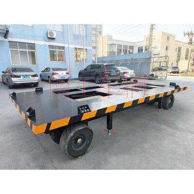 南10吨预制方平板FEZ拖车工移动拖车底盘厂家舱价直销格优理