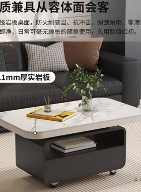 现代JCF简约方形可移动边推车茶轻小奢客厅家用户型创意设计沙发