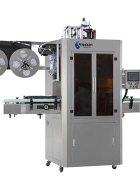 全自动化标签包装机设备SY-450B圆瓶多功能高速套标机矿泉水饮料