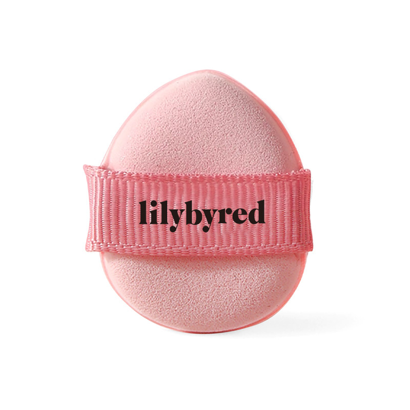 【官方正品】lilybyred粉色迷你指尖气垫粉扑美妆蛋定妆专用2个装