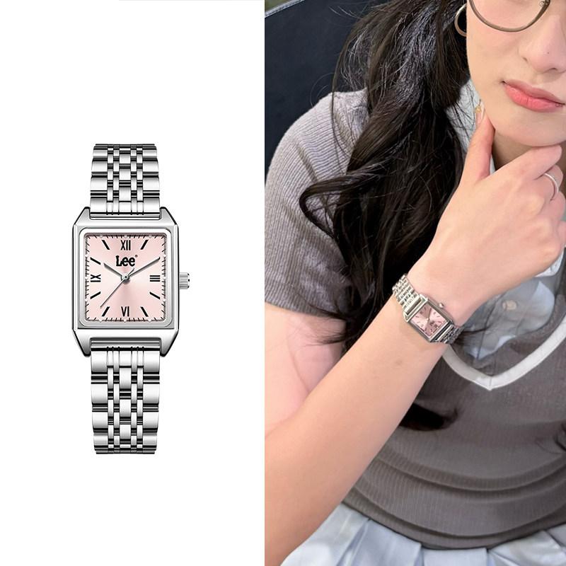 LEE手表女款小众轻奢简约女士高级小方表学生腕表情人节生日礼物