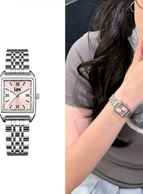 LEE手表女款小众轻奢简约女士高级小方表学生腕表情人节生日礼物