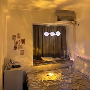 动态水波纹光影灯卧室情调火焰氛围灯直播装 饰气氛灯浪漫星空灯